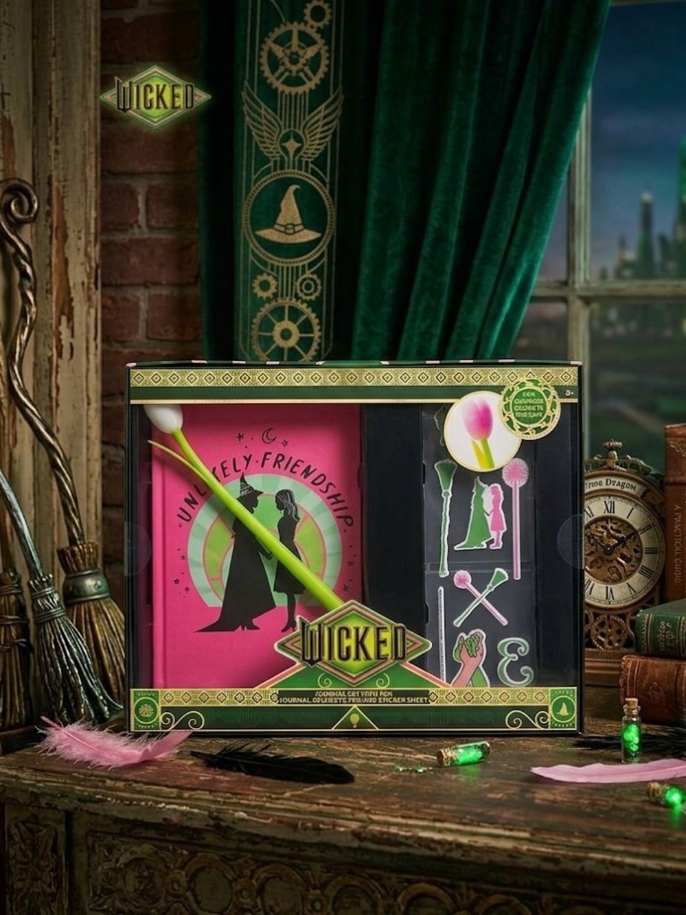 Wicked Pink Journal & Accessory Set - Official Wicked-NIB!